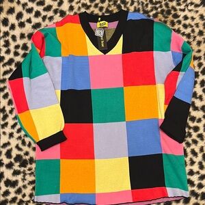 Burnt Toast Emy Ave Colorblock Tunic Sweaterdress